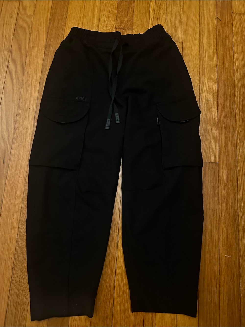 FIGS Technical Collection Black Cargo Utility Trousers / Pants Size Small (S/P)